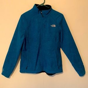The North Face Teal Blue Soft Shell Jacket